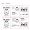 Christmas Projection Night Light for Holiday Home Decor, Bedroom and Living Room Display