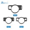 Carbon Fiber Headlight Switch Stickers For Mercedes Benz A B C E G Class CLA GLA GLE GLK GL Accessories Trim Car Cover Accs