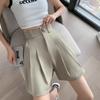 Women's High-Waisted Pleated Wide-Leg Shorts - 2024 Spring/Autumn Collection