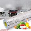 New High Temperature Self-adhesive Wall Sticker 40*100cm Kitchen Stove Aluminum Foil Oil-proof Waterproof Stickers Antifouling