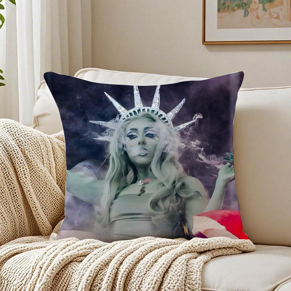 Bold Pop Singer C-Chappells R-Roans Cushion Cover Linen Pillowcase Soft For Sofa Bed Home Room Decor