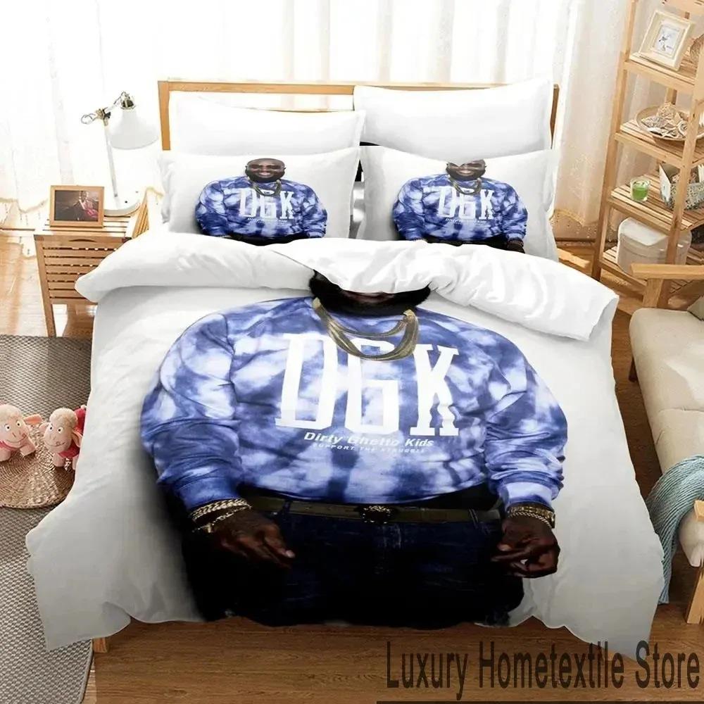 

3D Принт Рэпер RICK ROSS Постельное Белье Комплект Пододеяльник Комплект для Кровати Покрывало Наволочка Одеяло Кинг Квин Размер Мальчики Взрослые Постельное Белье EU Single 135x200cm