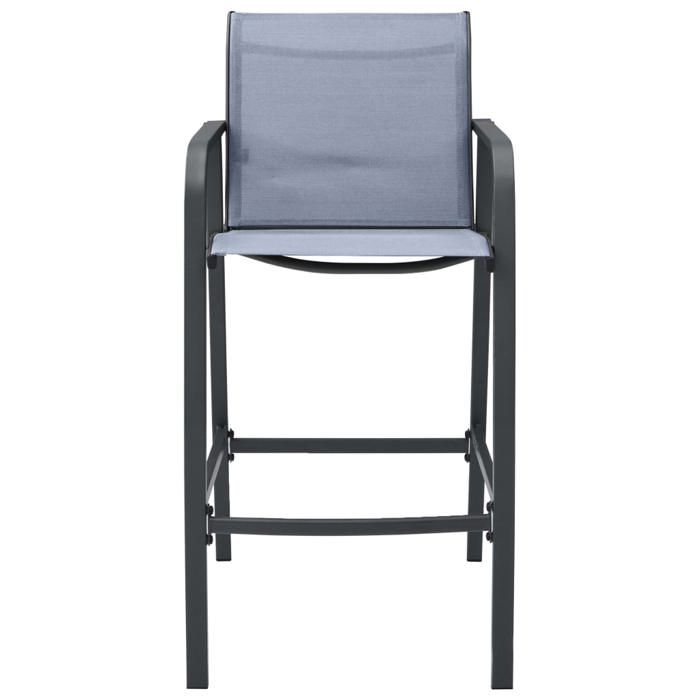 VidaXL 4x Chaises de Bar de Jardin Siège de Comptoir Chaise de Balcon Siège de Patio Chaise d'Extérieur Terrasse Salle à 48119
