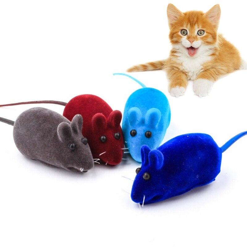 Buy 3 Pcs Pet Cats Colorful Funny Mouse Toys for Solving Boredom