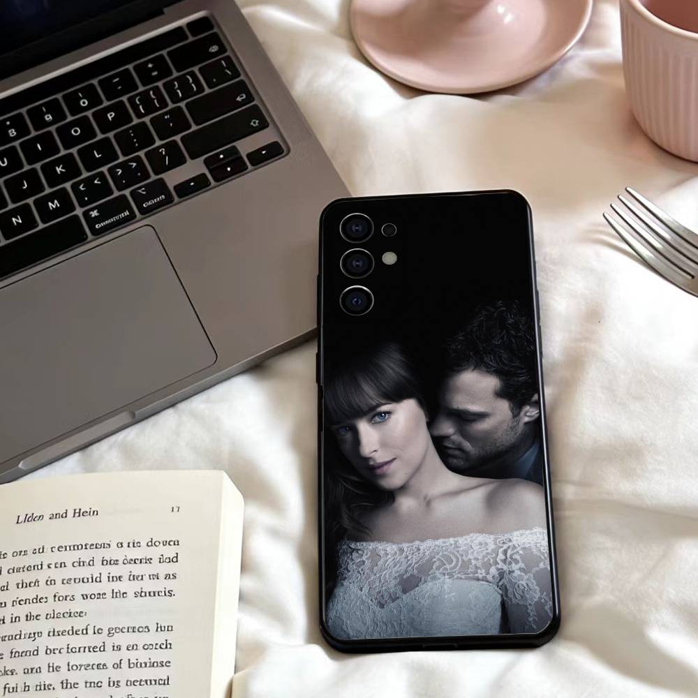 F-Fifty Shades of Grey Jamie Dornan Phone Case For Samsung S25,24,23,22,30,21,10,9,Ultra,Plus,Lite,FE,4,5 G Soft Black Case