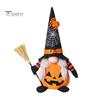 Halloween Feest Tafelblad Accenten Pluche Kabouter Decoratie, Spookachtige Oranje Zwarte Spinnenweb Vleermuis Zweedse Decoraties Tomte Elf Beeldje, Scandinavische Pop