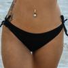 Zircon Crystal Belly Button Rings For Women Nombril Ombligo Navel Ring Surgical Steel Barbell Heart Round Body Piercing Jewelry