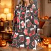 Women's Fashion Casual Long Sleeve Christmas Print Hoodie Top