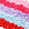 50Pcs/lot Love Shaped Sponge Petals 3D Fabric Clothing Home Decor Cloth Patches for Sewing Party Wedding Decoration Accessories