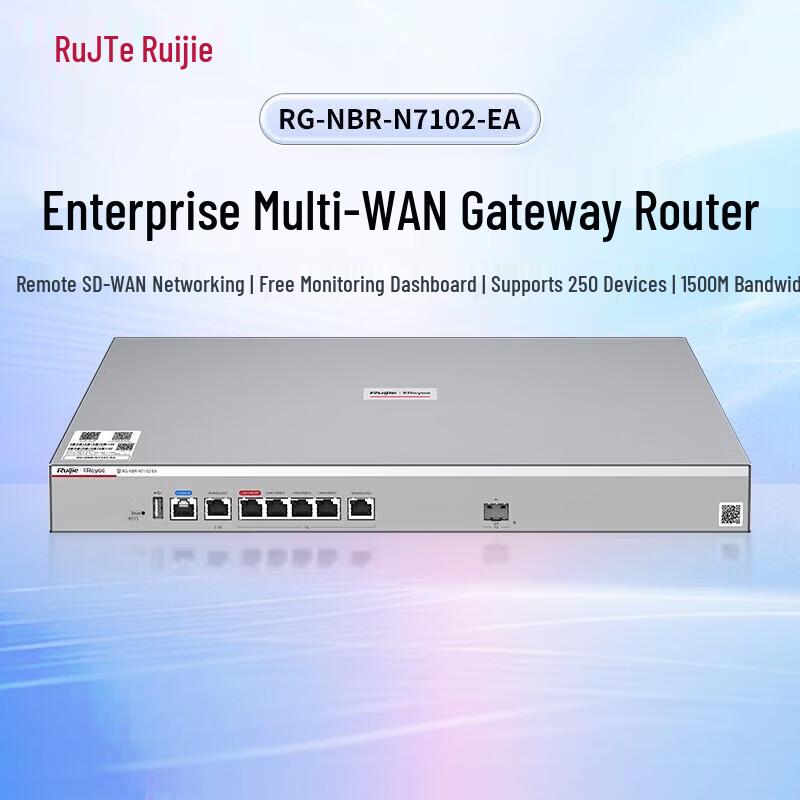 Ruijie RG-NBR-N7102-EA Enterprise SD-WAN Gateway Router (CN Version)