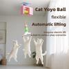 Interactive Cat Teasing Stick Toy Automatic Electric Flying Bird Cat Toy Pet Stress Relief Toys For Cats
