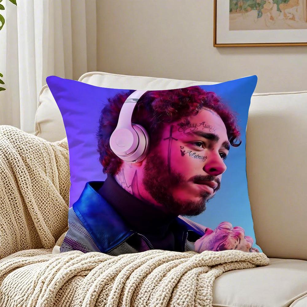 Singer PPost MMalone Cushion Cover Pillowcase Antidustmite living Room Sofa Decor Cushion Room