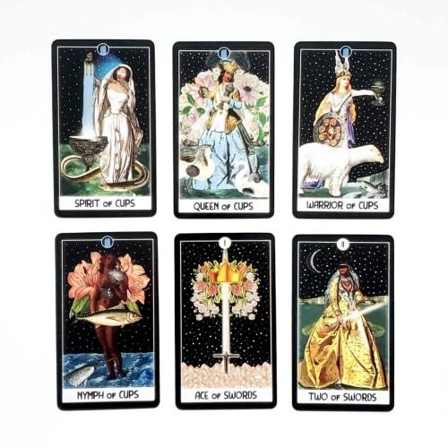 Embrace the Power of Your Intuition with the Intuitive Goddess of Night Tarot - a Beginner's Deck for Divine Guidance.