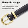 Women's Belt New Fashion Thin Belt Soft PU Leather Belt Paired with Pants Jeans Belt, Gift for Mothers and Girlfriends