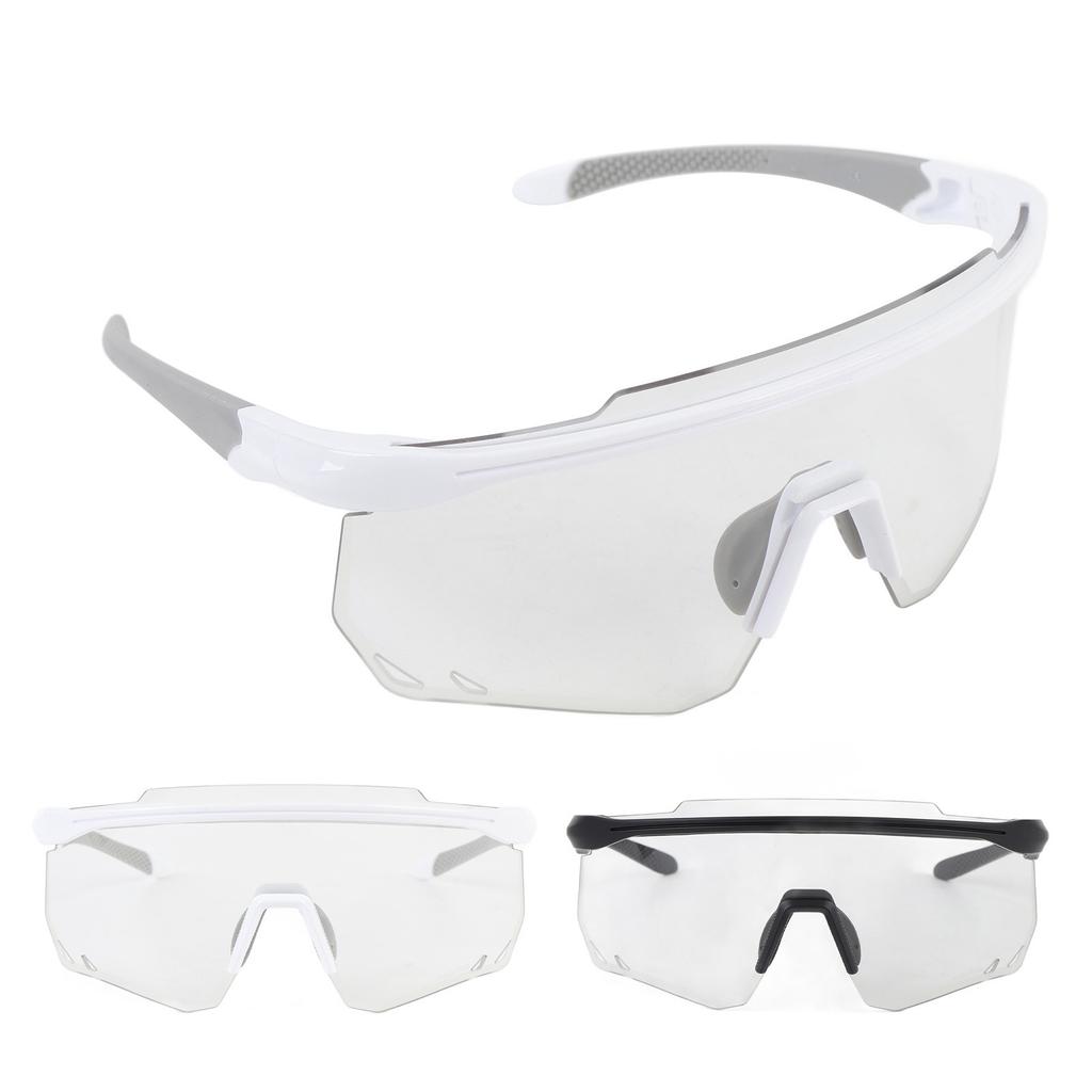 Photochromic Cycling Glasses TR90 Frame PC Lens Anti Fog Windproof Bike Sunglasses for Men Women Out