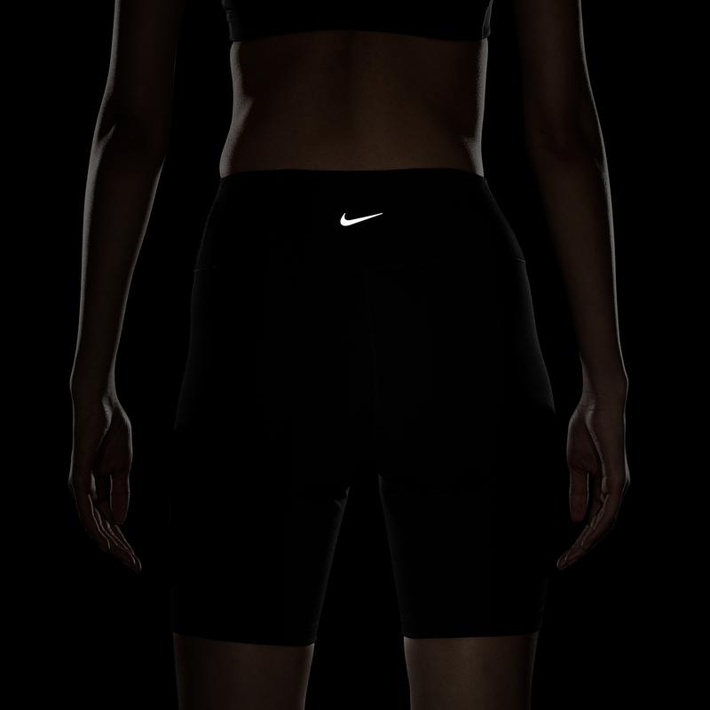 Nike Solid Color Slim Fit High Waist Sports Shorts Women Shorts Black FN3207-010
