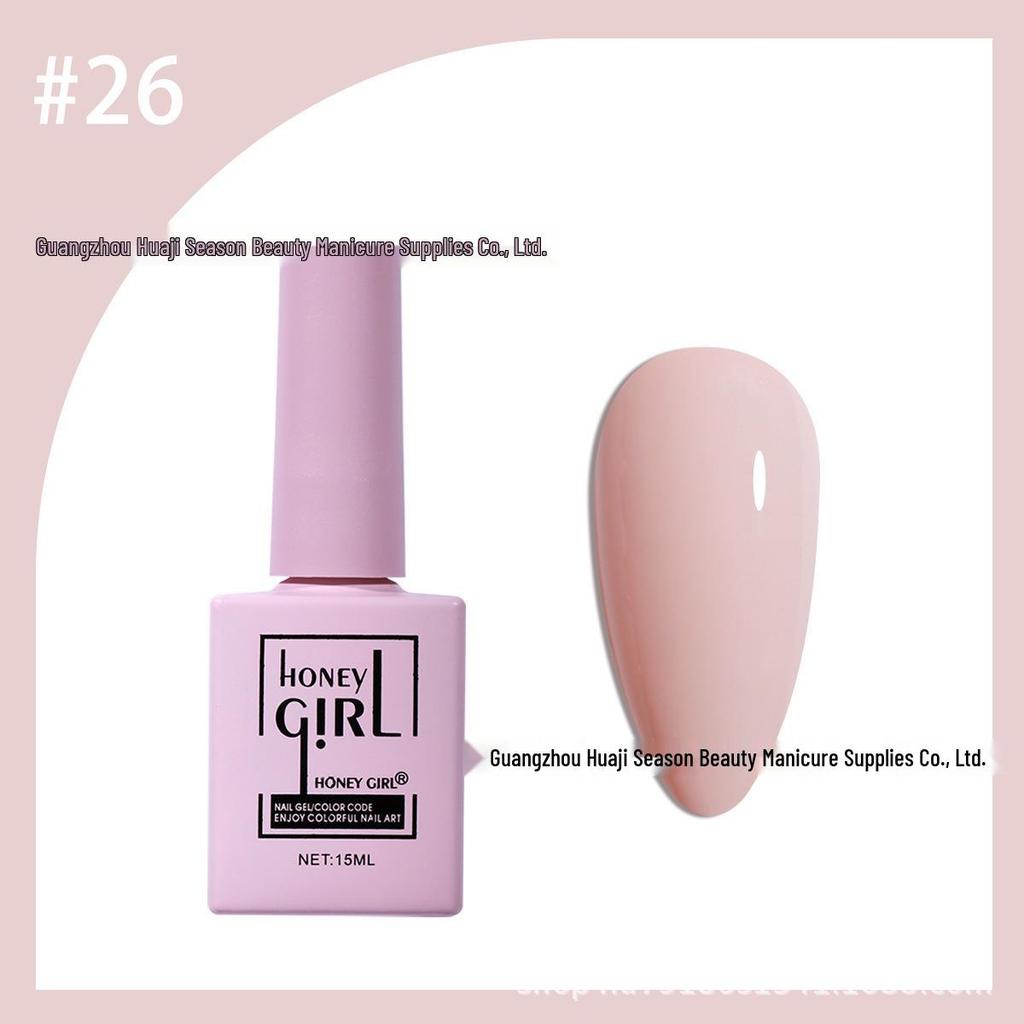 HONEYGIRL 36-Color Skin Tone Nail Polish Set - Blush, Nude, Pink Shades for Trendy Nails