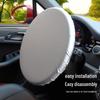 Universal Car Steering Wheel Cover - 190T Silver, 42CM, with Sunshade and Heat Insulation Protection