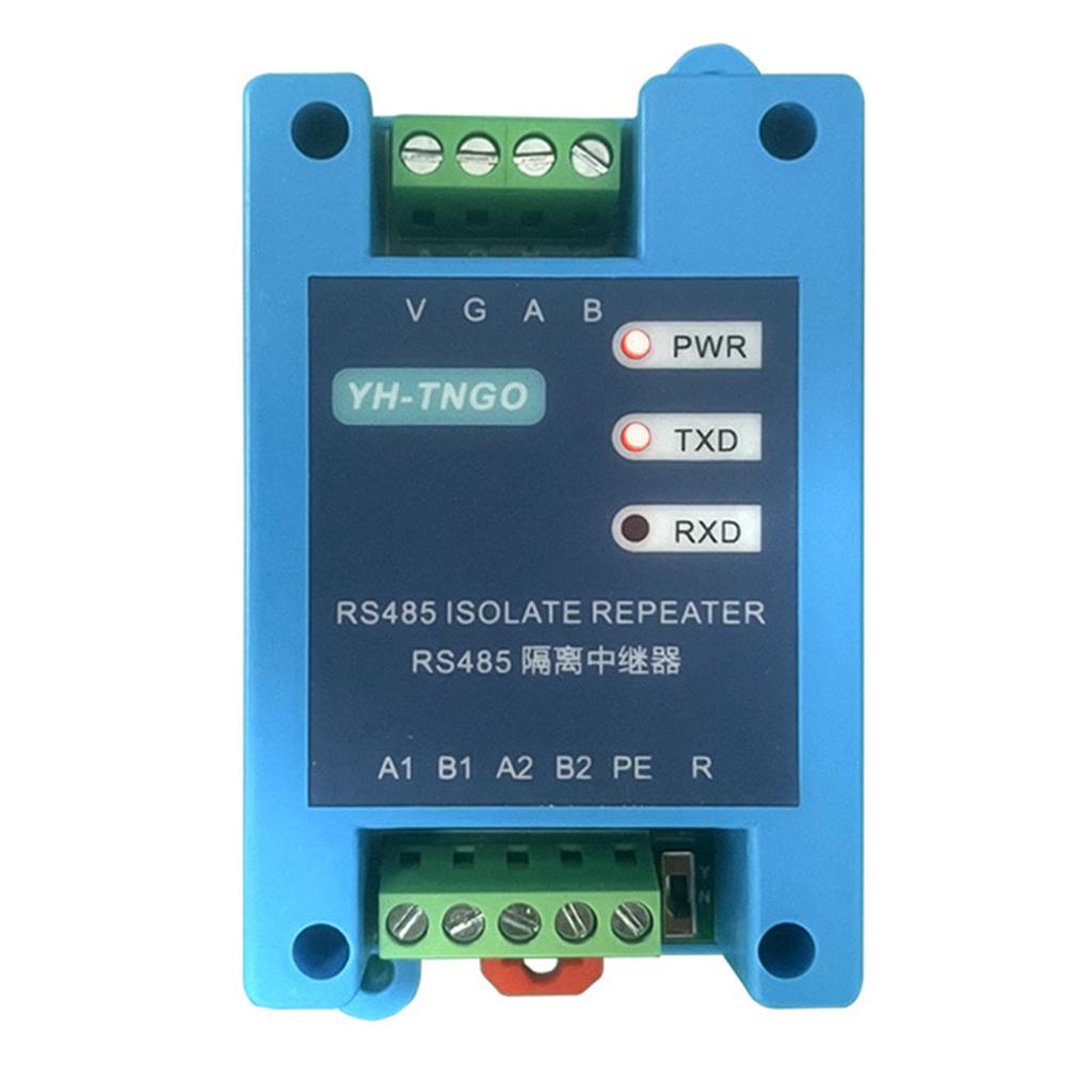 2 Channel RS485 To RS485 Repeater Photoelectric Optocoupler Isolation Industrial Grade Isolated Communication Converter