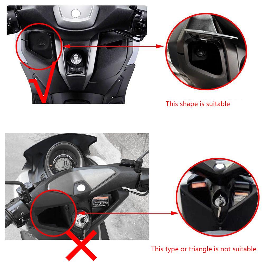 For Yamaha Nmax 155 125 115 V2 Accessories Tool Box Storage Dust Cover Side Pocket Waterproof Cap Modification Key Case Cover