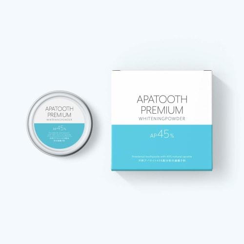 APATOOTH PREMIUM Oral Toothpaste, Whitening Powder with 45% Natural Apatite, 26g