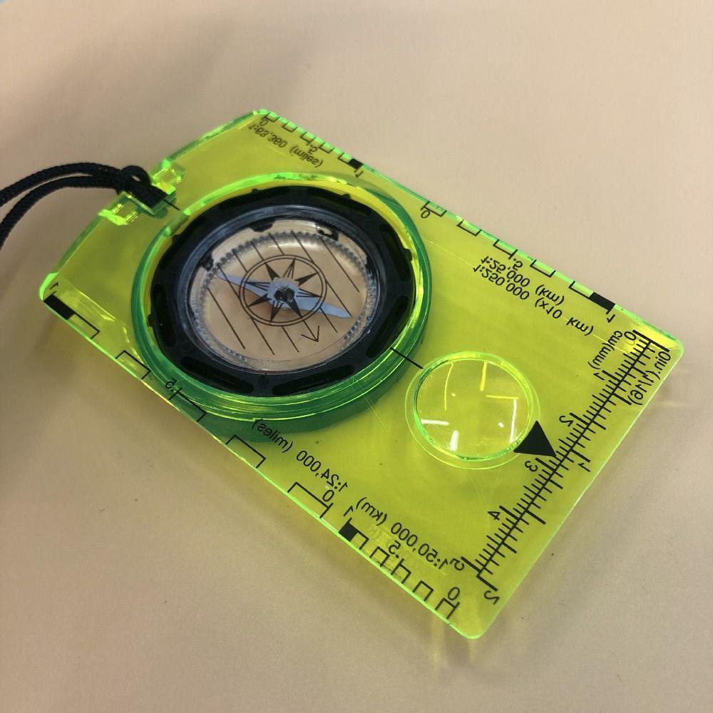 Thumb Compass Handheld Waterproof Compass Outdoor Navigation Compass Ruler Map Reading Scouts