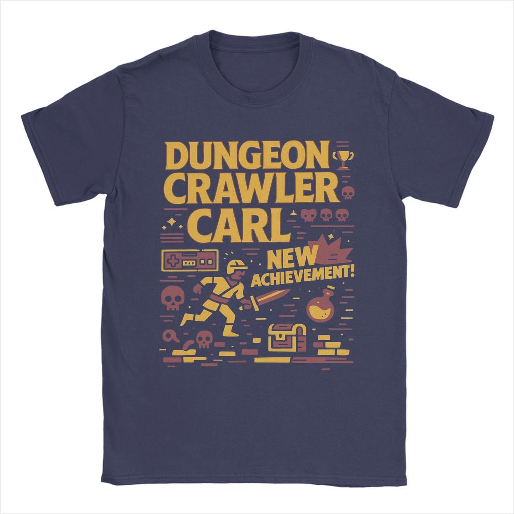 Pánská trička Dungeon Crawler Carl Nový úspěch Novinka Čistá bavlna Tričko s krátkým rukávem Tričko s kulatým výstřihem Oblečení Větší velikosti