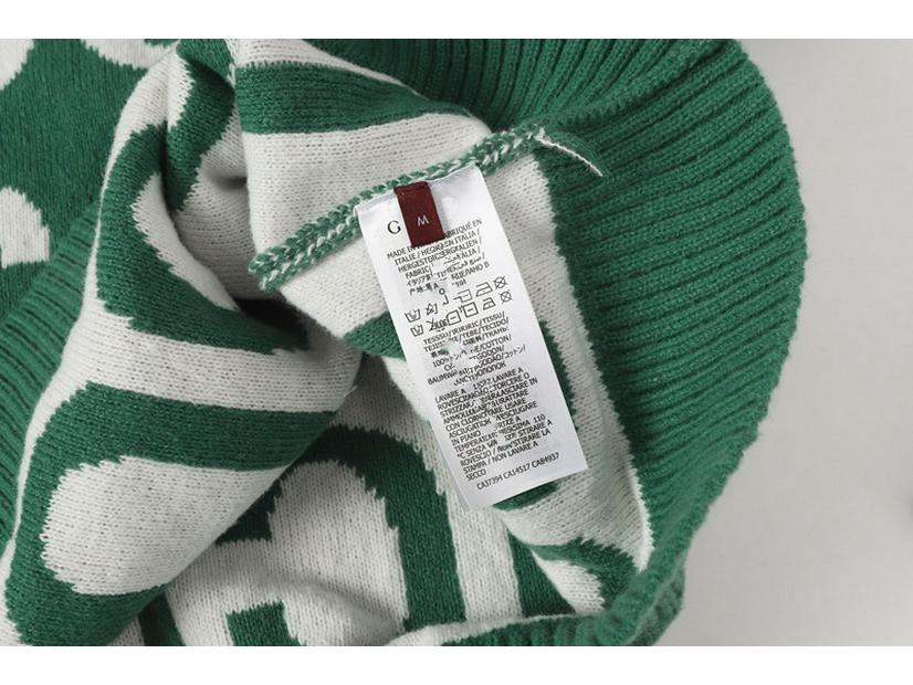 Cross 25SS Hochwertiger gestrickter Jacquard-Rundhals-Pullover für Damen und Herren - Modisches Pullover-Oberteil