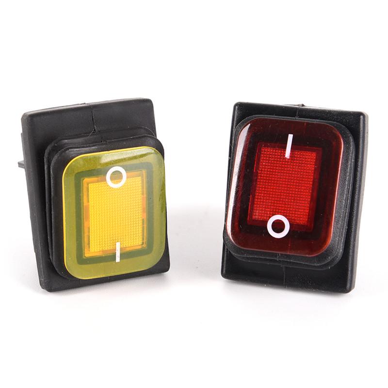 Waterproof 4 Pin 12V Led Rocker Toggle Switch Momentary Car Boat Marine On-Off