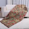 Four Seasons Universal Single Cotton Sofa Towel Three-layer Woven Maple Leaf Double-sided Thread Blanket Knitted Travel Blanket