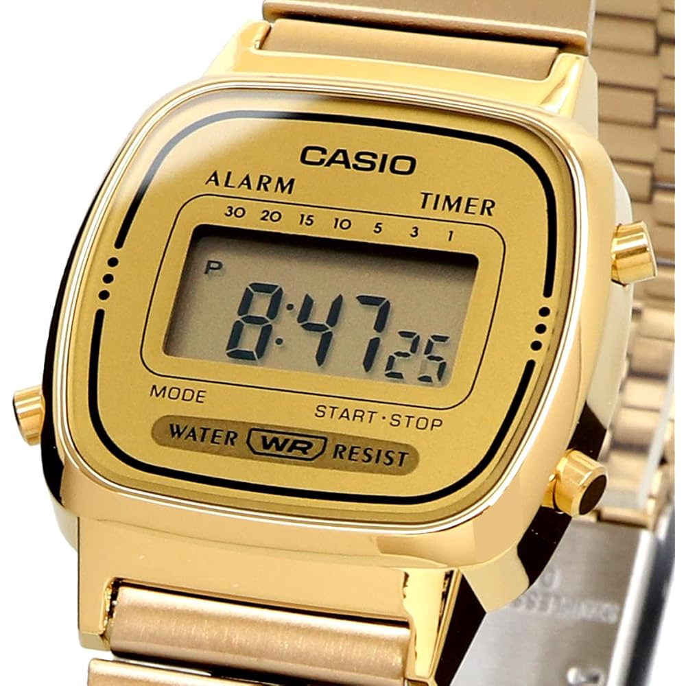 Casio LA670WGA-9 Women's Digital Watch Gold New Design Overseas Model