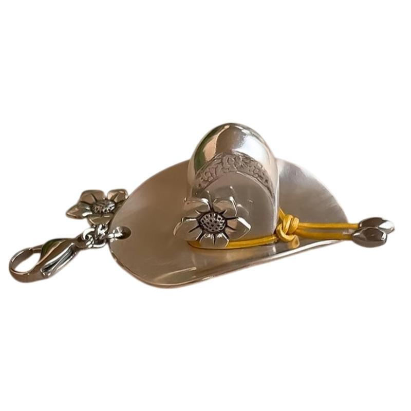 A52E Practical Jewelry Pendant Cowboy Hat Jewelry Accessory for Women and Men Hand-Making Necklaces Bracelets Earrings