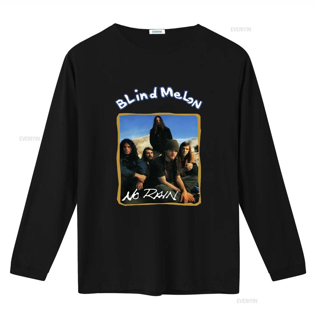 T-shirt in cotone Blind Melon No Rain Stampa band musicale per uomo vintage Lavata moda Unisex abbigliamento designer homme Alla moda