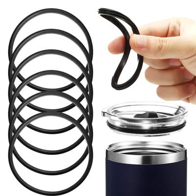 4Pcs Silicone Water Bottle Seal Replacement Dustproof Leak-proof Water Cup O Ring 16/20Oz Travel Tumbler Lid Sealing Gasket