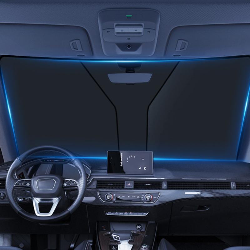 Car Sunvisor Heat Insulation Sunshade Foldable Sun Shade for Car SUV Sunlight Blocker Window Sun Shade