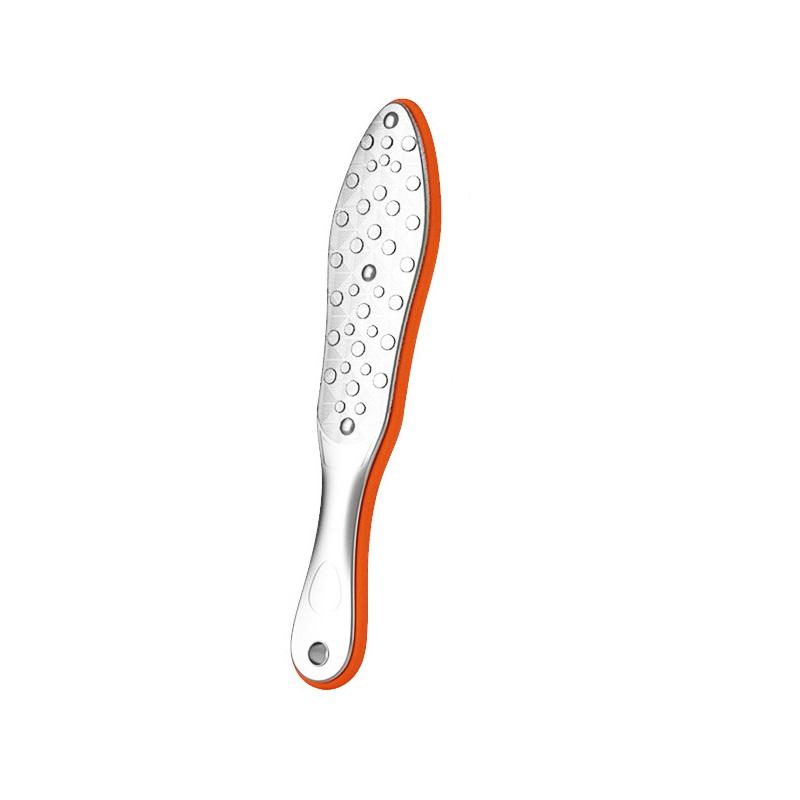 

1 Pc Double-sided Stainless Steel Foot File Foot Rasp Sharpener Pedicure Tool Dead Skin Callus Remover Foot Care Tools оранжевый
