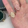 Japanese Sweet Ring Hollow Lace Diamond Ring Versatile Ring