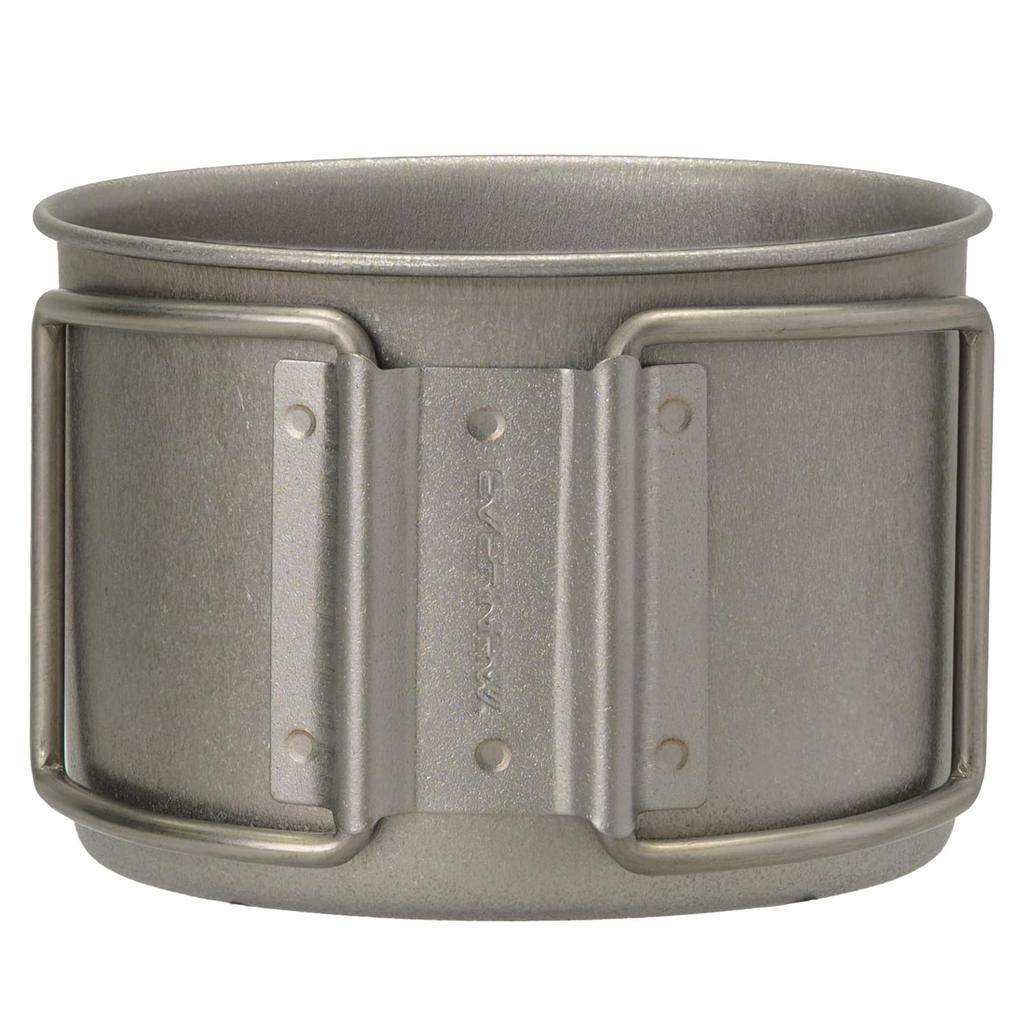 EVERNEW ZARAZARA 220 FH Mug Titanium Single Wall Mug 220ml Antique Finish ECAL757 Made in Japan 42g (Tsubame-Sanjo)