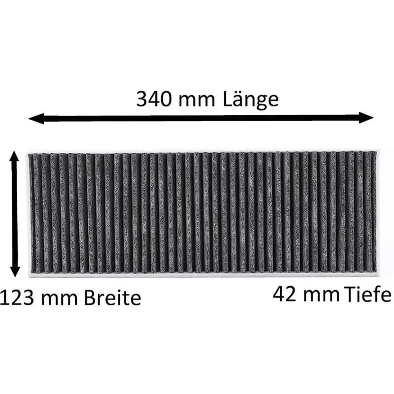 2pcs Filters 340*123*42mm Activated Carbon Filters For BORA Basic BAKFS And For BORA Pure Systems Replacement Accessories