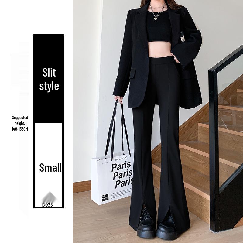 Petite Women's 2025 Slimming High-Waisted Micro-Flared Long Pants