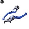 Heiß 2 Stück Universal CNC Legierung Motorrad Bremshebel Verstellbare Größe Moto Motorrad Modifikation Kupplungstrommel Bremshebel Griff