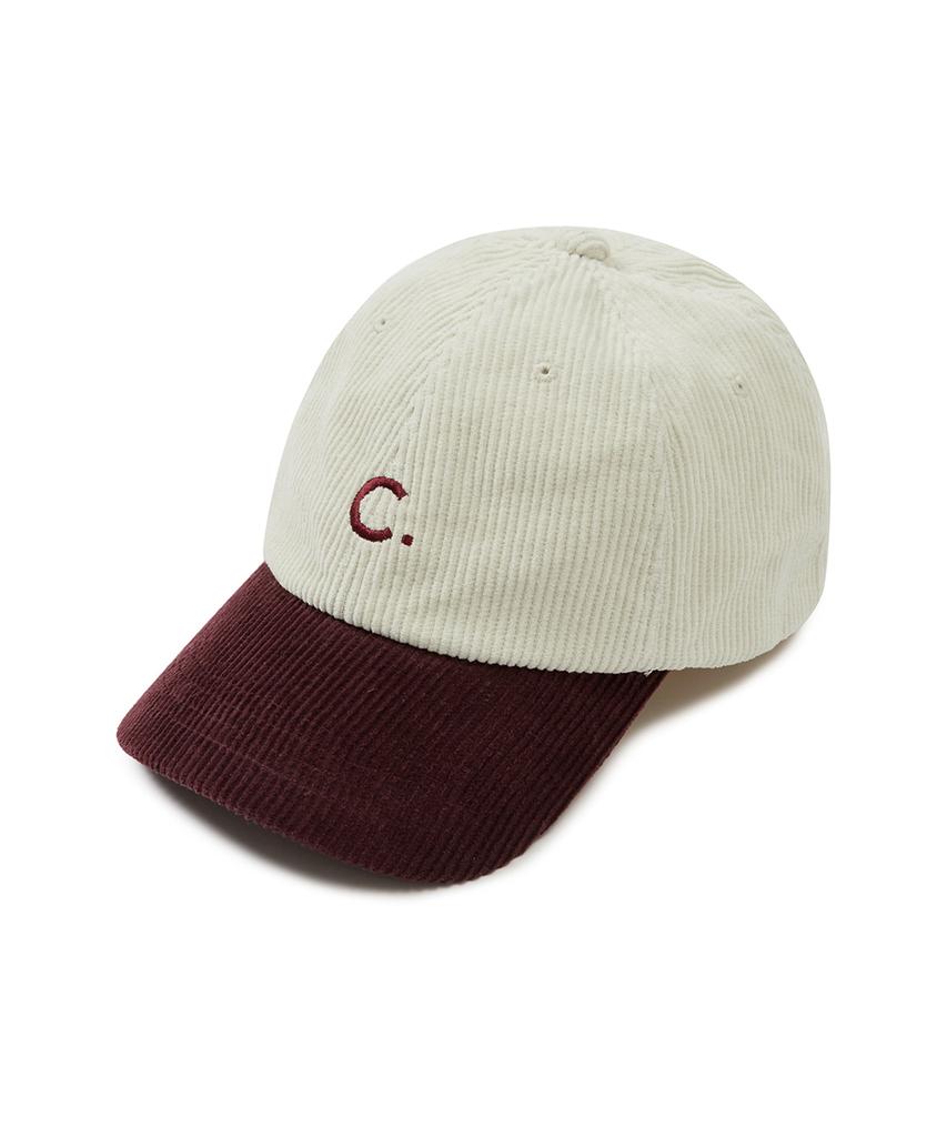 CLOVE [25Fw Clove] Colorblock Corduroy Ball Cap (3Color)