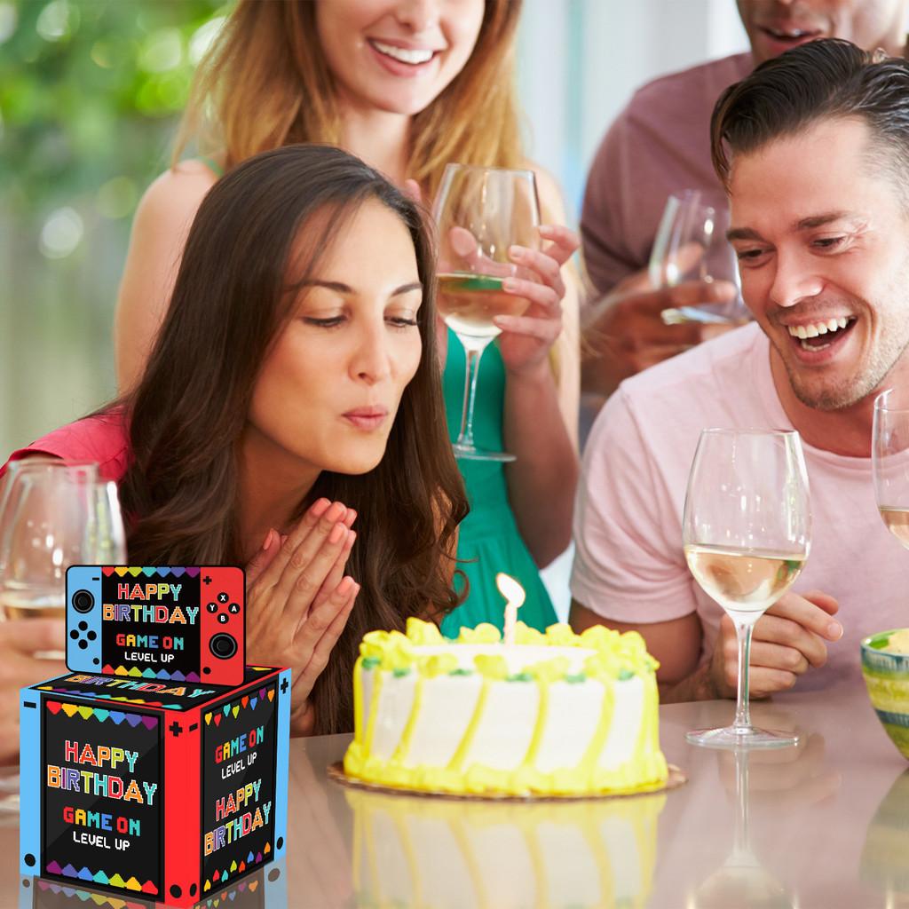 Game Console Digital Sticker Gift Box For Birthday Party Decor And Celebration Atmosphere