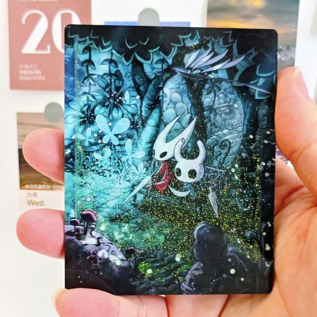 

Светящийся в темноте акриловый песочный орнамент Hollow Knight 2, флуоресцентное искусство, коллекционный для фанатов, домашний декор, рождественские подарки