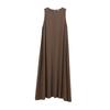 Fashion Style 2024 Fall and Winter New Women's Clothing Easiest for Match Loose round Neck Sleeveless Length Midi Skirt Dress 4661291