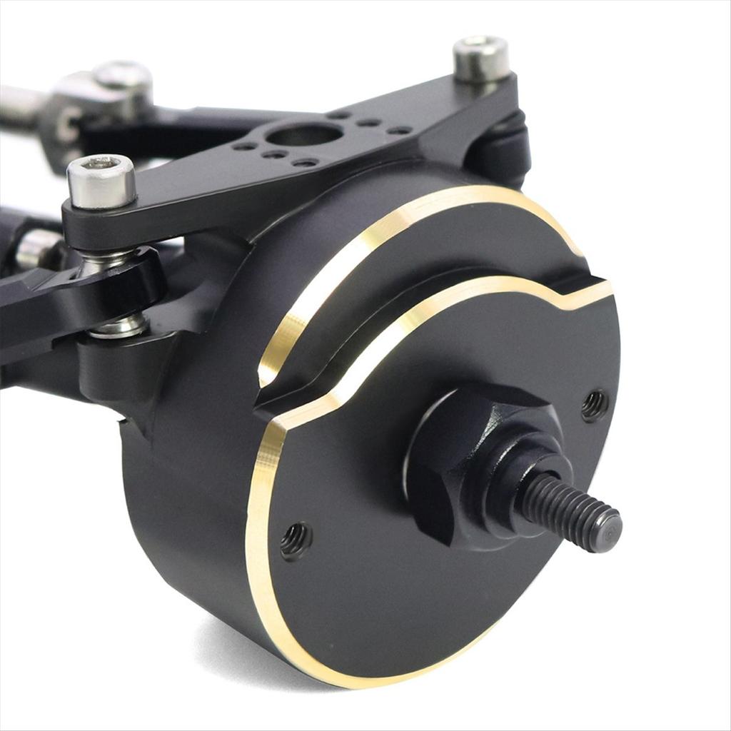 YSUN-For 1/10 Scale RC Car Brass Weight For Vanquish H10 Optic Model Upgrade Parts Accessory Set Brass Steering Knuckle