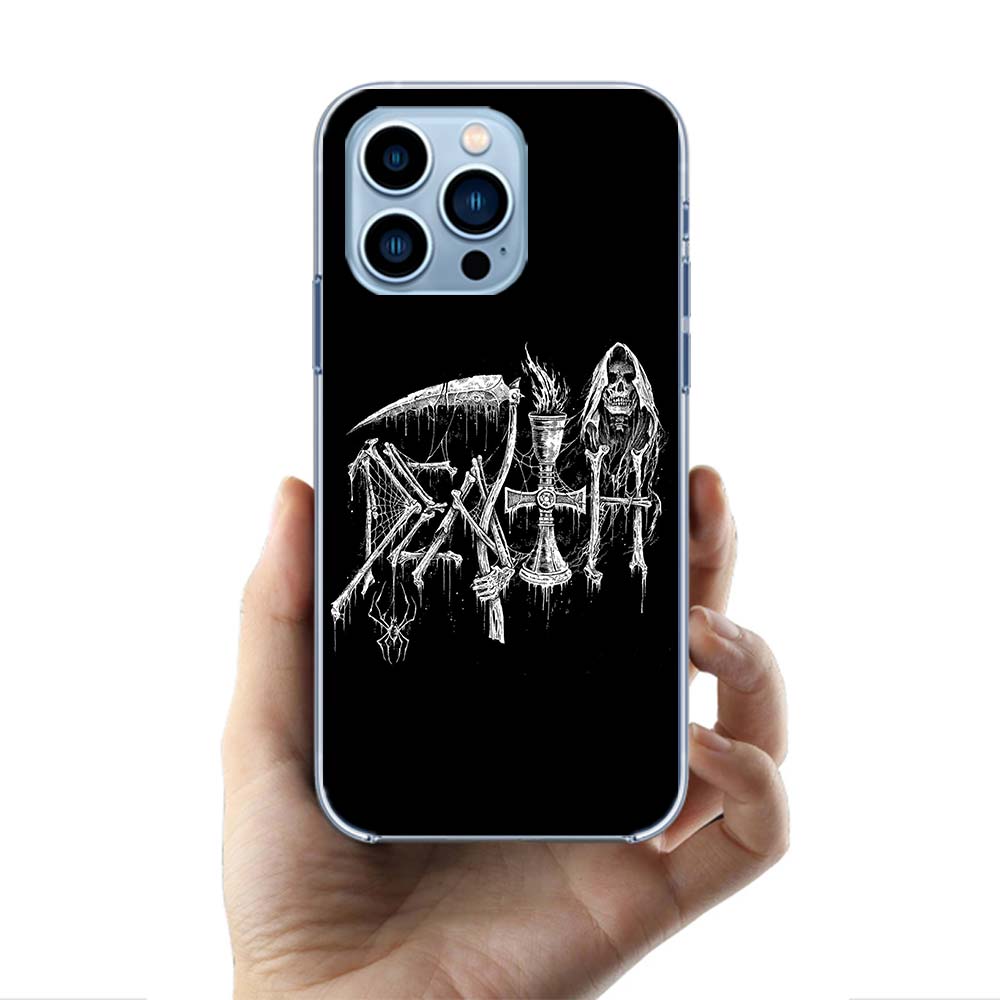Metal Band D-Death Cases Phone Case For Iphone 17E 16E 17 Air 16 Pro Max 15 Pro 14 Plus 11 13 12 Mini Cover Cases Compatible wit