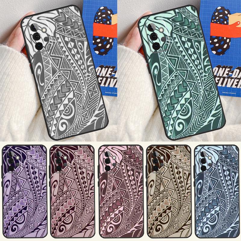 Hawaiian Ornament For Samsung Galaxy A54 A34 A14 A55 A35 A15 A53 A33 A13 A05 A06 A16 A22 A32 A52 Phone Case