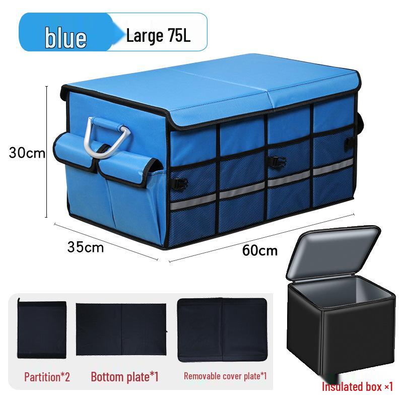 Foldable Car Trunk Organizer Box for Outdoor Use