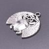 6pcs/Lot Insect Pendant Silver Color Stainless Steel Butterfly Charms For Jewelry Making Supplies DIY Necklace Earrings Pendants